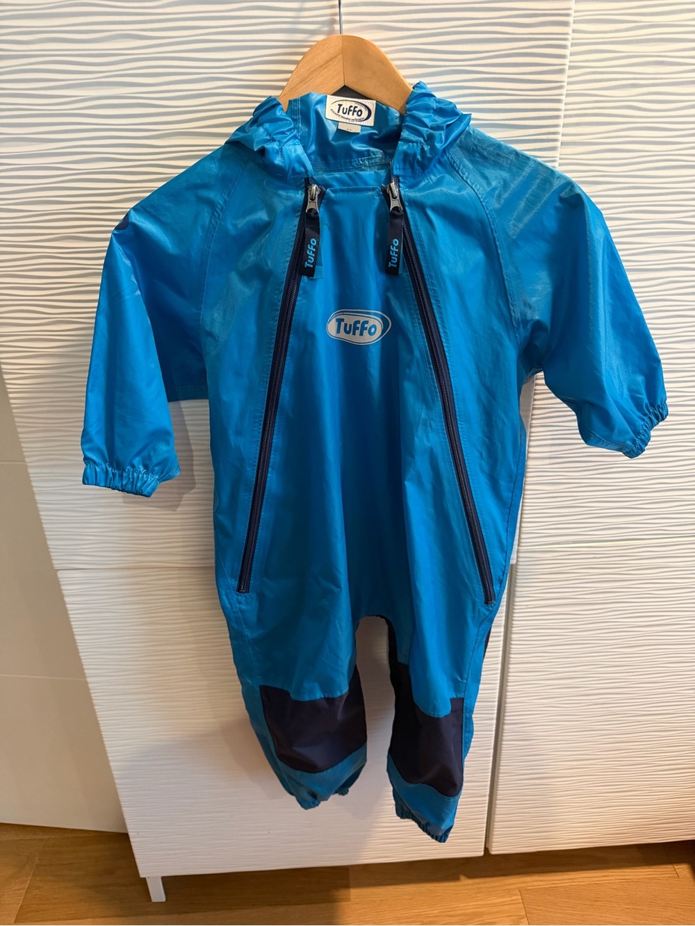 Blue Kids One-Piece Rain Suit (Tuffo Muddy Buddy)